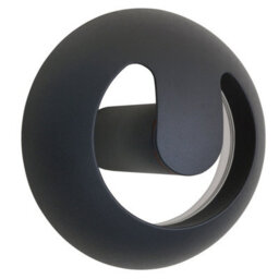 CGC Lighting Cgc Dark Grey Modern Circular Led Outdoor Garden Porch Wall Light - thumbnail 2