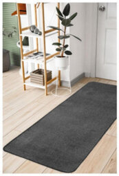 The Rugs Relay Collection Recycled Low Pile Rug In Charcoal - thumbnail 6