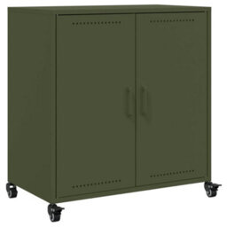 Walplus Sideboard Olive Green 68X39X72 Cm Steel - thumbnail 2