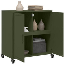 Walplus Sideboard Olive Green 68X39X72 Cm Steel - thumbnail 5
