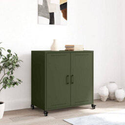 Walplus Sideboard Olive Green 68X39X72 Cm Steel - thumbnail 3