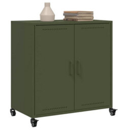 Walplus Sideboard Olive Green 68X39X72 Cm Steel - thumbnail 4