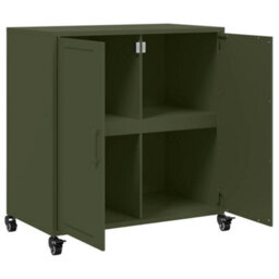 Walplus Sideboard Olive Green 68X39X72 Cm Steel - thumbnail 9