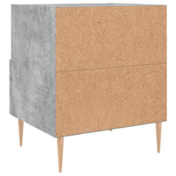 Berkfield Modern Bedside Cabinets 2 Pcs Concrete Grey 40X35X47.5 Cm Engineered Wood - thumbnail 9
