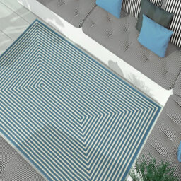 Vitaminic Braid Light Blue Geometric Rug-160Cm X 230Cm - thumbnail 5