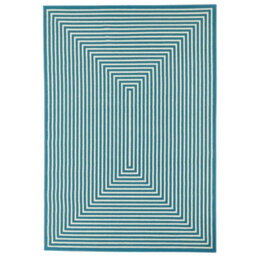 Vitaminic Braid Light Blue Geometric Rug-160Cm X 230Cm - thumbnail 4