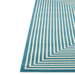 Vitaminic Braid Light Blue Geometric Rug-160Cm X 230Cm - thumbnail 2