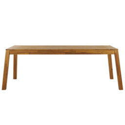 Beliani Garden Dining Table Livorno 210 Cm 90 Cm Acacia Wood Brown - thumbnail 5