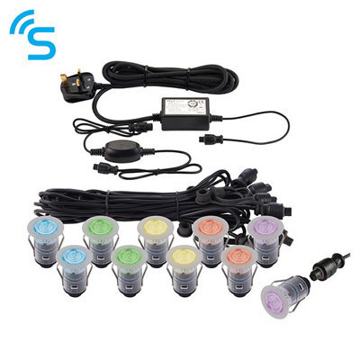 Luminosa Lighting Luminosa Smart Ikon Outdoor Recessed Ground Light Rgb Ip67 0.75W Polished Stainless Steel - image 1