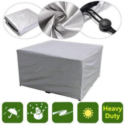 Waterproof 210D Garden Furniture Cover For Outdoor Dining Table And Chairs, 250 X 200 80 Cm - thumbnail 3