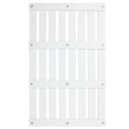 Large White Bathroom Wooden Duck Board Natural Wood Rectangular Shower Bath Mat - thumbnail 3