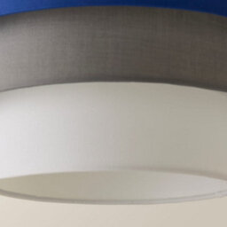 Valuelights Aztec 3 Tier Blue Fabric Ceiling Light Shade And Bulb (D)30Cm - thumbnail 6