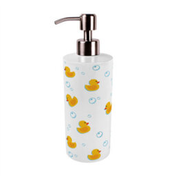 Purely Home Rubber Ducks Stainless Steel Soap Dispenser - Pump Action Refillable Bathroom & Kitchen Décor - thumbnail 3