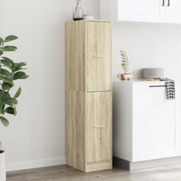 Walplus Apothecary Cabinet Sonoma Oak 30X41X144.5 Cm Engineered Wood - thumbnail 4