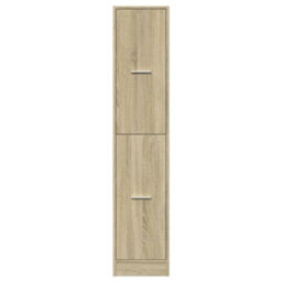 Walplus Apothecary Cabinet Sonoma Oak 30X41X144.5 Cm Engineered Wood - thumbnail 5