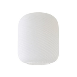 Valuelights Emery Frosted Oval Swirl Glass Easy Fit Ceiling Lamp Shade - thumbnail 7