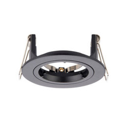 Luminosa Lighting Luminosa Cast Recessed Downlight Round Matt Black 70mm Cut-Out Dimmable - thumbnail 3