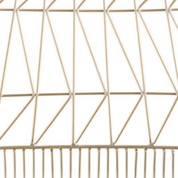 Beliani Set Of 2 Bar Chairs Preston Metal Gold - thumbnail 9