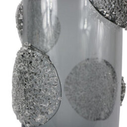 Vanity Living 38.5Cm Smoke Grey Forest Handmade Glass Vase, Tall Decorative Vase For Living Room - thumbnail 3