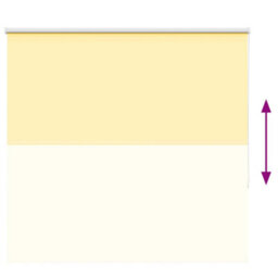 Berkfield Roller Blind Blackout Yellow 145X150 Cm Fabric Width 141.6 Cm Polyester - thumbnail 9