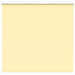 Berkfield Roller Blind Blackout Yellow 145X150 Cm Fabric Width 141.6 Cm Polyester