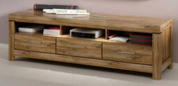 Impact Furniture Wide Tv Unit Large Tv Stand Long Cabinet Modern Drawer Storage Led Light 200Cm Oak Effect Media Entertainment Gent