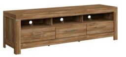Impact Furniture Wide Tv Unit Large Tv Stand Long Cabinet Modern Drawer Storage Led Light 200Cm Oak Effect Media Entertainment Gent - thumbnail 3
