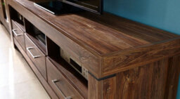 Impact Furniture Wide Tv Unit Large Tv Stand Long Cabinet Modern Drawer Storage Led Light 200Cm Oak Effect Media Entertainment Gent - thumbnail 9