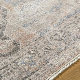 Livabliss Galey Alix Maria Elena-Vintage Brown Blue Beige Traditional Vintage Boho Fringe Living Dining Bedroom Rug 194 X 275 Cm Easy Care - thumbnail 3