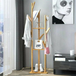 9 Hook Hat Clothes Umbrella Tree Rack Towel - thumbnail 3