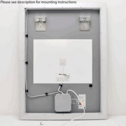 Illuminated 600 X 800mm Ip44 Led Bathroom Mirror With Demister And Tunable White Light - thumbnail 5