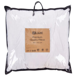 Beliani Set Of 2 Pillows Pelister High Microfibre 80 X 80 Cm White - thumbnail 6
