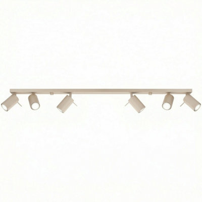 Luminosa Lighting Luminosa Ring Ceiling Spotlight Bar Taupe 6X Gu10 - image 1