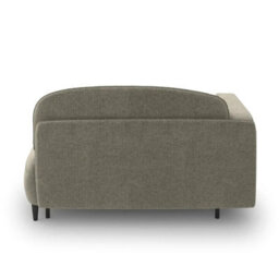 Solo Sofa Bed With Sleeping Function And Storage Compartment Polyurethane Foam Wooden Metal Legs 162X93X97Cm Beige Right - thumbnail 4