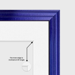 AK Frames 20X14 Purple Classic Multi Photo Frame With White Mount - Holds 2 Apertures (2X) A4 Photos - thumbnail 7