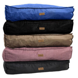 Huggle Pets Hugglepets Dog Mattress Luxury Navy  Cushion - thumbnail 2
