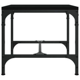Berkfield Industrial Side Tables 2 Pcs Black 40X40X35 Cm Engineered Wood - thumbnail 6