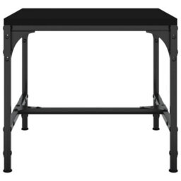 Berkfield Industrial Side Tables 2 Pcs Black 40X40X35 Cm Engineered Wood - thumbnail 5