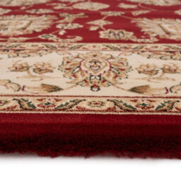 Loomed Gold Red Classical Oriental Floral Area Rug 280Cm X 380Cm - thumbnail 4