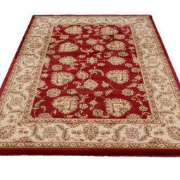 Loomed Gold Red Classical Oriental Floral Area Rug 280Cm X 380Cm - thumbnail 3