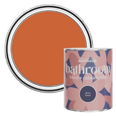 Rust-Oleum Tiger Tea Gloss Bathroom Wood & Cabinet Paint 750Ml - image 1
