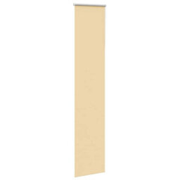 Berkfield Roller Blind Blackout Beige 60X230 Cm Fabric Width 55.7 Cm Polyester - thumbnail 3