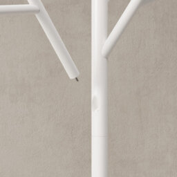 Yqjjgl Solid Wood Freestanding Coat Rack With Hooks White Clothes Rail Clothes Rack - thumbnail 8