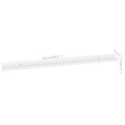 Vidaxl Wall Shelves 2 Pcs White 115X9X3 Cm - thumbnail 9