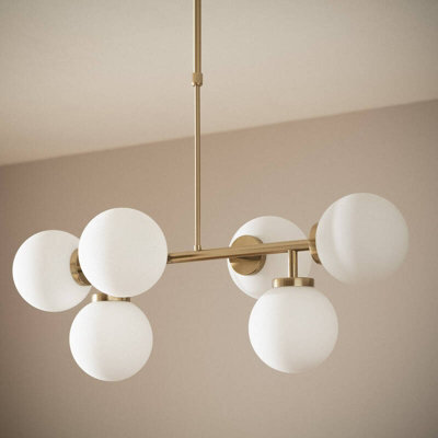 Edit Lautrec 6 Light Ceiling Bar Pendant Light Gold - image 1