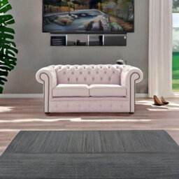 Chesterfield 2 Seater Shelly Blossom Leather Sofa Settee Bespoke In Classic Style - thumbnail 3
