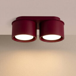 Luminosa Lighting Luminosa Modo Surface Mounted Downlight Burgundy 2X Gx53 - thumbnail 3