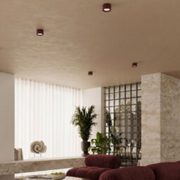 Luminosa Lighting Luminosa Modo Surface Mounted Downlight Burgundy 2X Gx53 - thumbnail 9