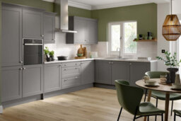 Kitchen Kit 3 Drawer Base Unit 500mm W/ Shaker Cabinet Door - Ultra Matt Dust Grey - thumbnail 2