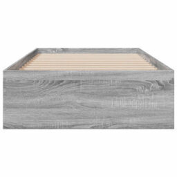 Berkfield Bed Frame With Drawers Without Mattress Grey Sonoma 100X200 Cm - thumbnail 4